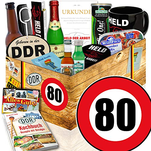 Männerset DDR/Geburtstag 80 / Geschenkbox für den Vater