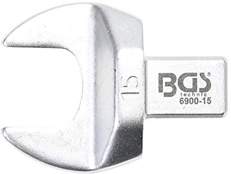 BGS 6900-15 | Llave de boca insertables | 15 mm | Sujeción 9 x 12 mm