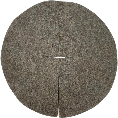 Siena Garden Schafwoll-Mulchscheibe D:42cm Stärke 0,5cm, Farbe: grau