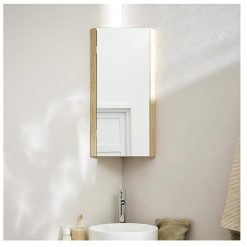 MOB-IN Armoire de Toilette d'angle Cleo