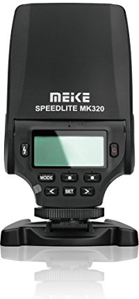 MEIKE MK-320S Mini TTL Speedlite Automatischer Blitz für Sony MI Blitzschuh DSLR und spiegellose Kameras A7 A7II NEX6 A6000 A6300 A6500