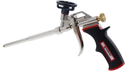 ToniTec Pistola de espuma profesional, pistola dosificadora para espuma de poliuretano, pistola de montaje para espuma aislante Plus