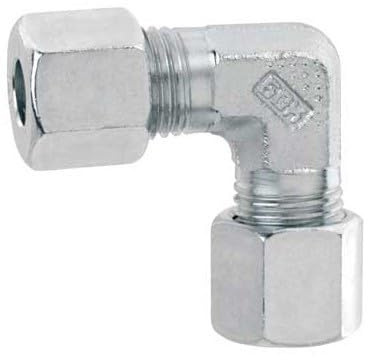 Raccord bicône coudé pour Tuyau 8 mm