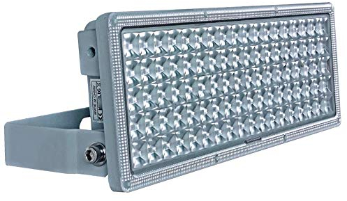 Rugging Flutlichter LED Flutlicht Außen 100W LED Strahler 10000lm Superhelle Fluter 3000K IP67 Wasserfest Außenstrahler für Rasenflächen Hinterhof