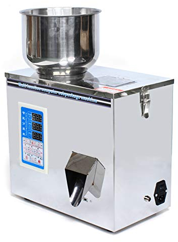 OUKANING 1-50G Máquina automática de llenado de gránulos pequeños Máquina de llenado cuantitativa rápida Máquina de llenado de té Máquina de llenado Comercial para el hogar