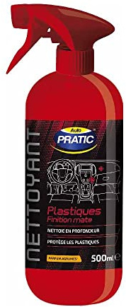Auto PRATIC - Limpiador de plástico cítrico acabado mate, 500 ml