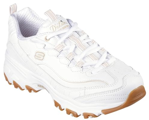 Skechers Sneakers da Donna D'Lites Good Neutral, Bianco, 37,5