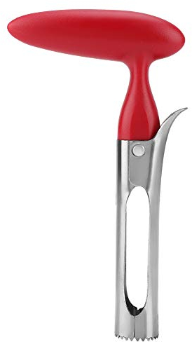 Pineapple Corer, Stainless Steel Cutter and Slicer Tool Pear Corer Tool Stainless Steel Corer Fruit Seed RemoverSharp Fruit Corer