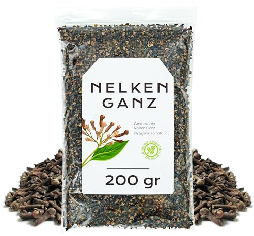 Chiodi di Garofano Interi 200gr - Chiodi di Garofano per Té o Infuso - Chiodi di Garofano Sfuso - Uso Alimentare (200 gr)
