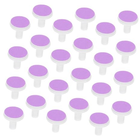 NULYLU Babys Elektrische Nagelfeilen Pads 24 Stück Universell Sandpapierbezogen Ersatzaufsätze Für Nageltrimmer Für Neugeborene Und Kleinkinder Einfach Zu Wechseln