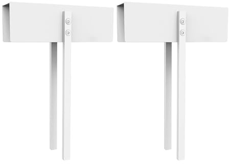 Hemobllo Lot de 2 Verrous de Porte Pliants en Acier Inoxydable Réglables pour Portes Pliantes à Deux Vantaux Sécurités Portables pour Garçon et Filles Adaptés aux Placards et Armoires