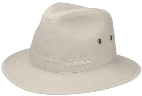 Stetson Sombrero Organic Cotton Hombre Tela Algodón Orgánico Viaje Protección UV 40+ Sostenible Primavera Verano