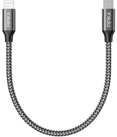PIPIKA USB C Lightning Kabel 0.5M，iPhone Ladekabel[MFi Zertifiziert] Power Delivery USB C auf Lightning Kabel kompatibel mit iphone 14/13/12/11Pro Max/Pro/X/XS/XR/8 Plus, for Type-C Chargers