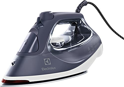 Electrolux Strykjärn Refine 600 E6SI1-2MN, Ångstrykjärn med Reptålig GLISSIUM 175-sula, Självrengörande med FlushClean, Antidroppfunktion, Misty Navy