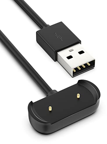 Bicmice 1M ladekabel für Amazfit GTS 2/GTS2 mini/GTS 2e/GTR 2/GTR 2e/T-REX Pro(Nicht für T-REX)/Bip U Pro/Zepp E/Zepp Z/Bip 3/Pop pro Smartwatch Ladegerät,USB Ladestation Kabel für Huami Smart Watch