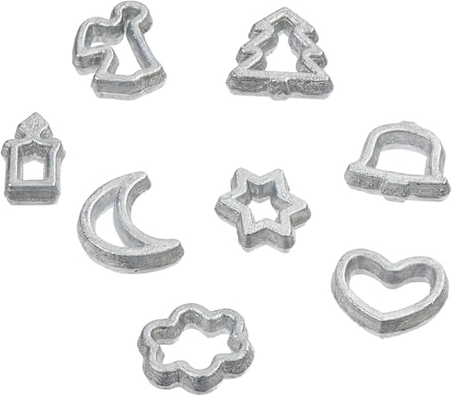 Miniatur Ausstechformen, ca. 0,5 cm, 8er-Set