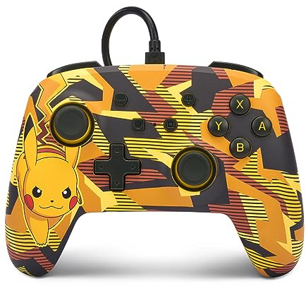 Controller cablato avanzato PowerA per Nintendo Switch - Tempesta camuffata di Pikachu