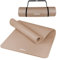 ALPIDEX Yogamatte Extra Dick 1,5 cm Gymnastikmatte 3 Größen E-Book rutschfest Phthalatfrei Fitness Matte Turnen Pilates Sport Physio HIIT Yoga Trainingsmatte Isomatte, Cream, 190 x 80 x 1.5 cm