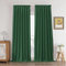 Joydeco Blackout Curtains for Living Room, Dark Green 90 X 90 Inch 2 Panels Super Soft Pencil Pleat Curtain for Track Rail
