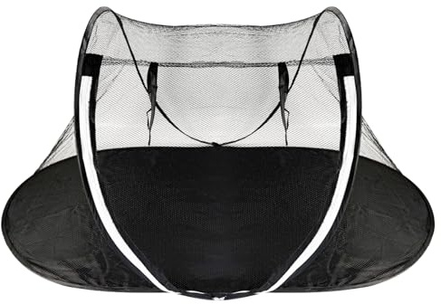 Outdoor-Haustierzelt, Tragbares Faltbares Haustiergehegezelt, Atmungsaktives Mini-Katzenzelt für Haustier, Außenspielzelt für Katzen Kleine Hunde auf Deck/Hof/Terrasse/Park/Camping