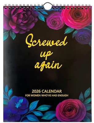 Calendriers Muraux 2026,Organisateur Mensuel Drôle avec - Calendrier Annuel Planificateur pour Mur | pour Famille Enseignant Intérieur École Salle de Classe Bureaux Maison Réfrigérateur