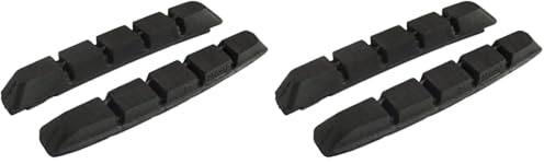 SHIMANO M70R2 cartridge brake shoe inserts with fixing pin, 2 pairs (Pack of 2)