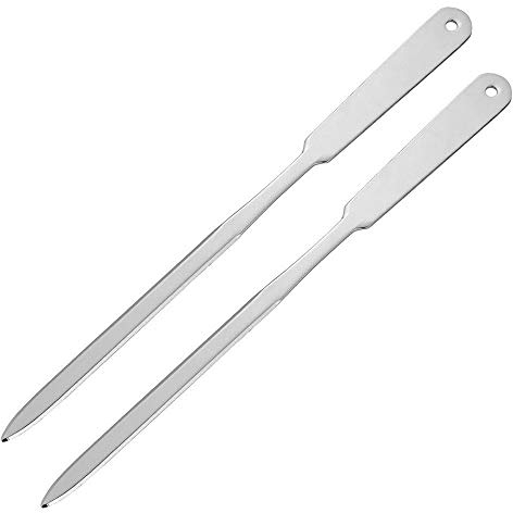 Brieföffner aus Metall, 2 Stück, Brieföffner aus Edelstahl, für Schule, Büro, Zuhause