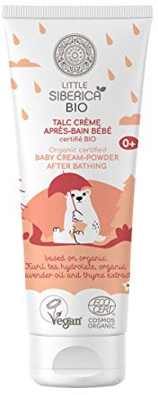 Natura Siberica Little Siberica. Organic Certified Baby Cream-Powder After Bathing, 75 ml