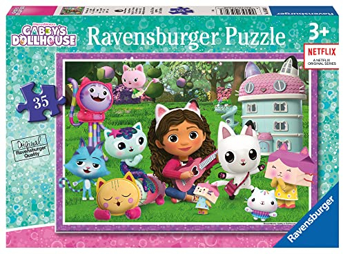Ravensburger Gabby’s Dollhouse Jigsaw Puzzles for Kids Age 3 Years Up - 35 Pieces - Gifts for Children