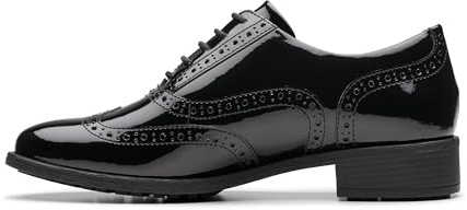 Clarks Havisham Oak Womens Black Pat, 5