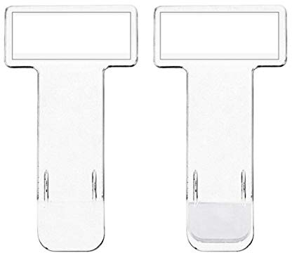 2x Stück Parkscheinhalter Clip Zettelhalter Halter Parkschein Parkausweis Bewohnerausweis Zettel Notizen Autozubehör sarachen (2x Parkscheinhalter)