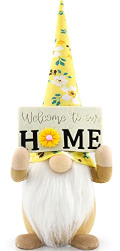 Gehydy Girasole Gnomi Primavera Decorazioni Pasqua Gnomo Peluche Home decor per Casa Cucine