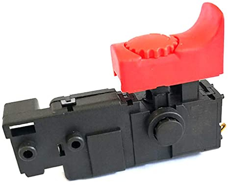 cityfly Interruttore per trapano regolabile per Bosch Gsb13 RE Accessori per utensili elettrici Colore rosso e nero Portatile Supporto interruttore regolabile durevole