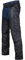 Dream Apparel Schwarze Motorrad-Leder-Chaps für Männer und Frauen, mit Reißverschluss-Futter, Cowboy-Biker-Chap-Hose mit Vier tiefen Taschen, schwarz, Small