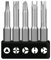 IUSOT 5 Stück Speziell Geformtes Schraubendreher Set, 50mm Spezial Schraubendreher Set,U-förmig,Y-Typ,Innenkreuz, Dreieck Bit Werkzeug,Chrom-Vanadium-Legierter Stahl,Speziell Geformt Für Heimwerker