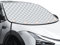 Autreykorn Parasol Coche Delantero, Protección UV y Anti-Calor, Antirrobo, Resistente a Heladas Apto para la Mayoría de Vehículos (Incluye SUV) con 5 imanes Integrados 193x157x126 cm