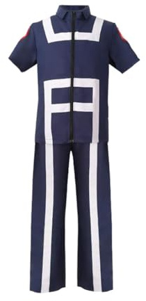 Tongyundacheng MHA Gym - Disfraz unisex de anime Midoriya Izuku/Bakugou Katsuki, uniforme de entrenamiento, ropa deportiva MHA, trajes de personajes de anime de Halloween