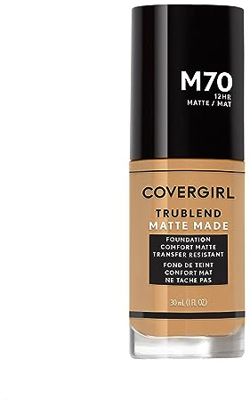 CoverGirl TruBlend Matte Made Liquid Foundation - M70 Sand Beige For Women 1 oz Foundation
