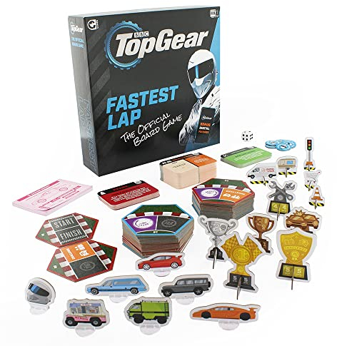 Ginger Fox The Official BBC Top Gear Board Game | Fastest Lap 2021 Edition | Age 8+ | 3-6 Players | 30-45 Minute Gameplay | Includes Interactive Features
