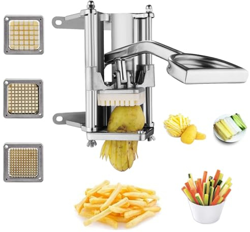 uyoyous French Fry Cutter, Commercial Vegetable Fruit Chopper