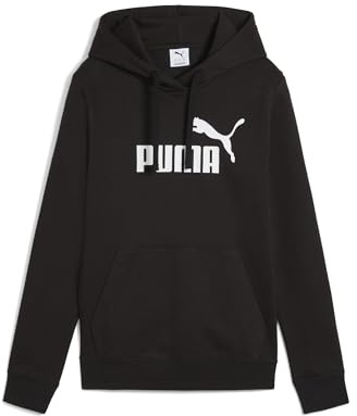 Puma ESS No. 1 Logo Hoodie FL, Sweats à Capuche Mixte, Puma Black,