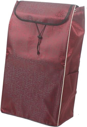 Bolsa De Reemplazo De Gran Capacidad Para Carrito De La Compra - Tela Oxford Impermeable, Reutilizable