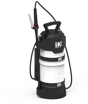 IK e Multi Pro 12 - Batteridriven Tryckspruta Resistent mot Syror - Kompressor Inkluderad - För Rengöring och Desinfektion - Tillverkad i Spanien