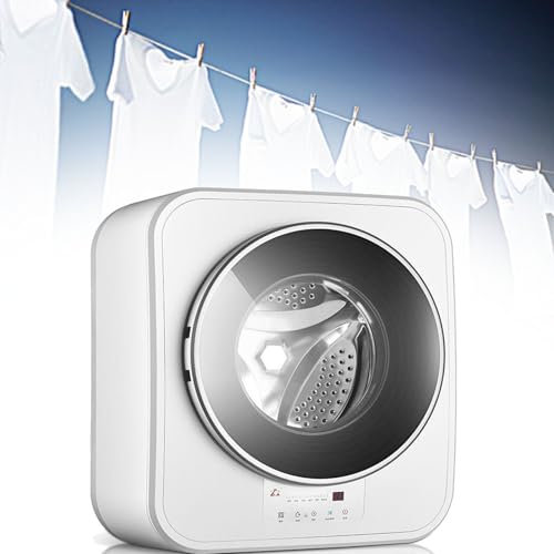 DPLXQPP Lave-Linge Tambour Chargement Frontal Entièrement Automatique,Lave-Linge Mural Portable,Sèche-Linge Mural,écran Tactile,Mini Sèche-Linge 3l,Convient pour Un Usage Domestique