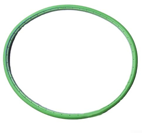 Bebykilemi 700x23C Solid Airless Road For Bicycle Tyre Puncture Proof Fixed Gear For Bike Tyre Lightweight Coloured Racing Cycle Tyre for Road Bikes - No Air Required(green)