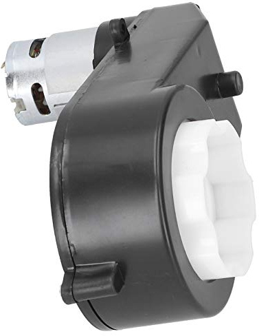 BONKZEBU 12V 550 Elbil Motor Växellåda Ersättning för Barn Billeksaksdelar, Lågt Ljud Metallutrustning för Barns Elbil, ABS Legeringskonstruktion, 1 Styck (12000 RPM)