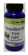 OPC Semillas de Uva Alfa Herbal 90 Cap. – Pack de 2, Formato Ahorro de Extracto Concentrado rico en Polifenoles para la Protección Vascular y la Actividad Antioxidante