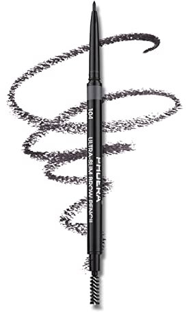 Eyebrow Pencil Natural Look,Black Eyebrow Pencil Easy To Use,Brow Pencil Long-Lasting,Waterproof Precise Application,Vegan & Cruelty-Free 0.08g (104#Dark Brunette)