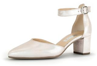 Gabor Damen Riemchen Pumps, Frauen Absatzschuhe,high Heels,Heels,hochhackige Schuhe,stoeckelschuhe,Ausgehschuhe,Abendschuhe,Puder,40 EU / 6.5 UK