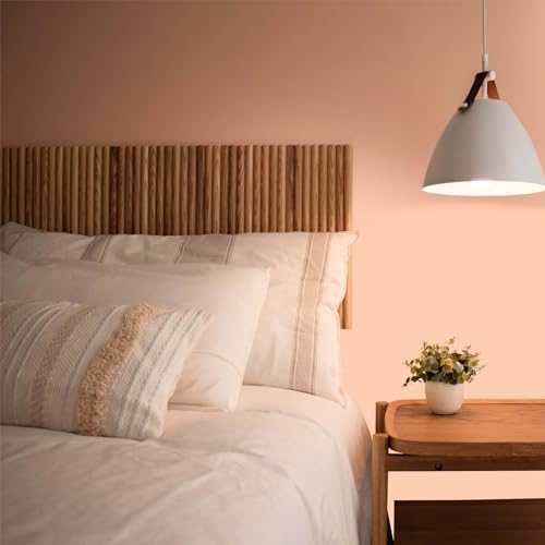 K&L Wall Art Seidenmatt Wandfarbe Rosa Innenwandfarbe modern Wandschutz Anstrich 5Liter Farbe cremefarben
